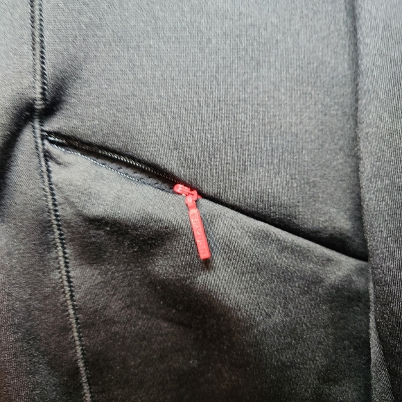 Spyder Active Womens Large Jacket Black 1/4 Zip Long Sleeve Knit Casual - Picture 3 of 6